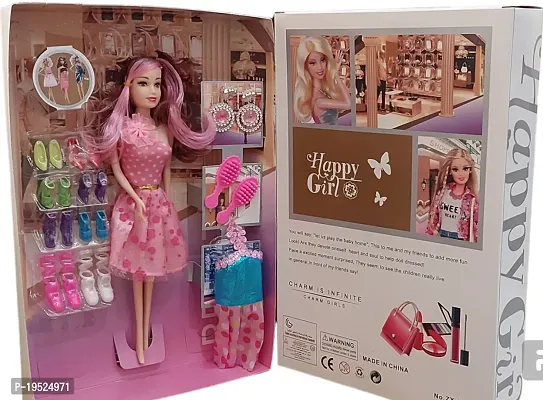 Stylish Fashion Wardrobe Dolls Barbie Doll Elsa Anna Doll Birthday Gift Toy for Girls-thumb4