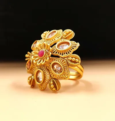 Traditional Gold Plated Rings For Women