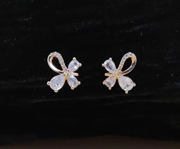 Women's Precious Plated CZ/AD studs for Women & Girls