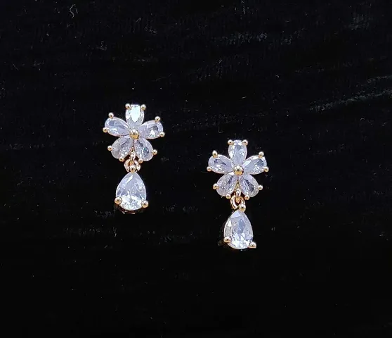 Beautiful Stylish Cubic Zirconia Drop Earring