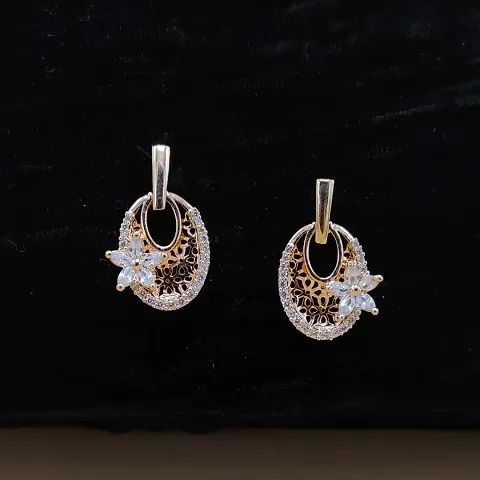 Beautiful Stylish Cubic Zirconia Drop Earring