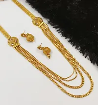 Exceptional Gold Plated Polki Choker For Girls And Women-thumb1