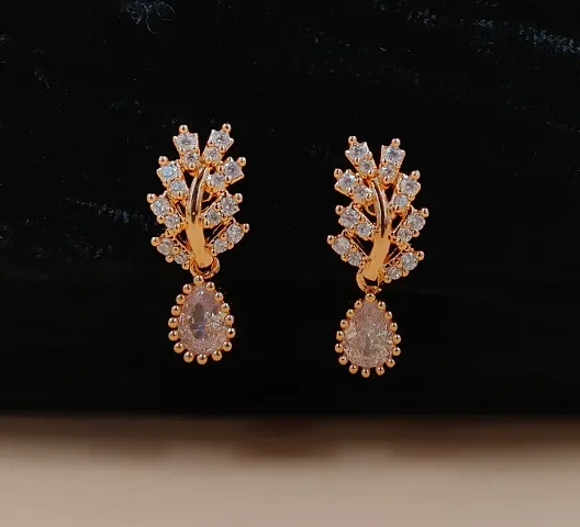 Fancy Plated Drop Earrings For Girls And Women