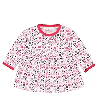 babeezworld Baby Girls Pure Cotton Printed Frock Dress Full Sleeve-thumb2