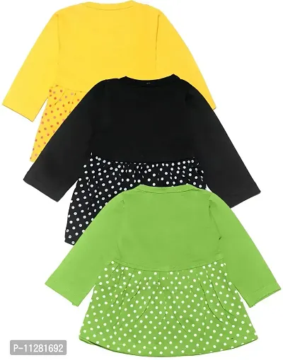 babeezworld Girl Frock Midi Frock Dress_Multicolour_Pack of 3-thumb4