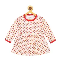 babeezworld Baby Girl?s Pure Cotton Knee Length Dress-thumb1