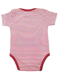 babeezworld Baby Romper Bodysuit Onesies - for Baby Boys and Baby Girls Cotton Half Sleeves Rompers (Red, Yellow; 6-12 Months)_Pack of 2-thumb3