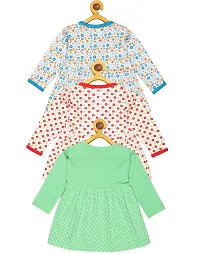 babeezworld Baby Girl?s Pure Cotton Knee Length Dress-thumb3