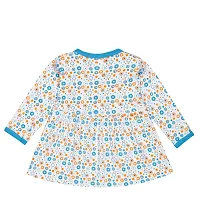 babeezworld Baby Girls Pure Cotton Printed Frock Dress Full Sleeve-thumb1