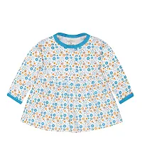 babeezworld Baby Girls Pure Cotton Printed Frock Dress Full Sleeve-thumb4