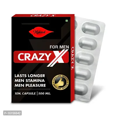 Essential Crazy X Capsules For Increases Testosterone  Energy Levels 100% Pure