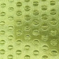 Green Damask / Self Design / Woven Geometric Zipper Square Cushion Covers (16x16 inch or 40 x 40 cm) Set of 5-thumb2