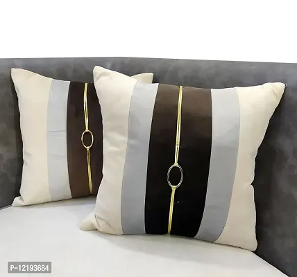 Leather fashion throw pillow cover