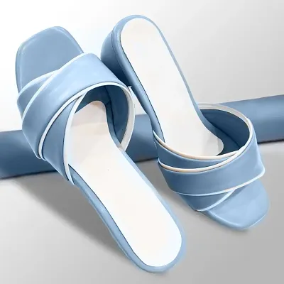 Blue White Comfortable and Stylish Sandals
