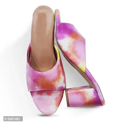 Holographic Multicolor Fashion Sandals-thumb0