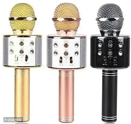 Wireless, Handheld Singing Machine Condenser Mic and Bluetooth Speaker-thumb2