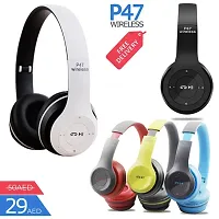 Classy Wireless Bluetooth Headset, Pack of 1-Assorted-thumb3