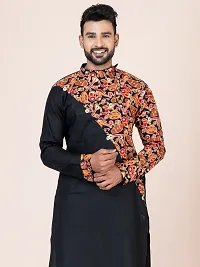 Men Printed Ethnic Dress Kurta Multicolor-thumb2