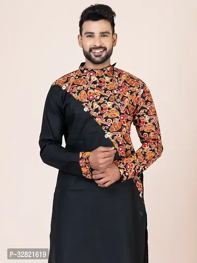 Men Printed Ethnic Dress Kurta Multicolor-thumb3