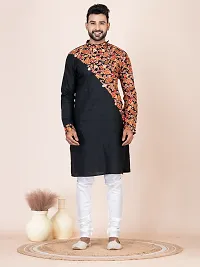 Men Printed Ethnic Dress Kurta Multicolor-thumb3