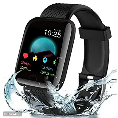 Activity Tracker, Heart Rate Sensor, for All Boys and Girls Wristband - Black-thumb0