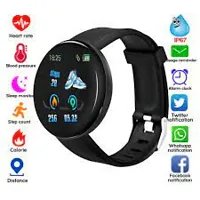 Activity Tracker, Heart Rate Sensor, for All Boys  Girls Wristband - Black-thumb1