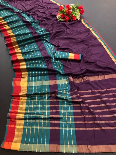 Silk Woven Design Saree with Blouse piece