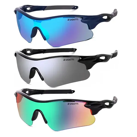 Best Quality Sports Sunglasses For Men (Pack of 3)