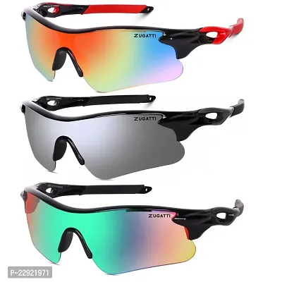 Best Quality Sports Sunglasses For Men (Pack of 3)