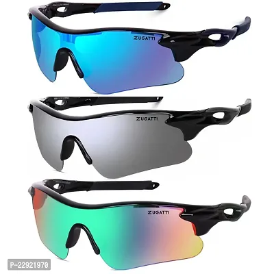 Best Quality Sports Sunglasses For Men (Pack of 3)