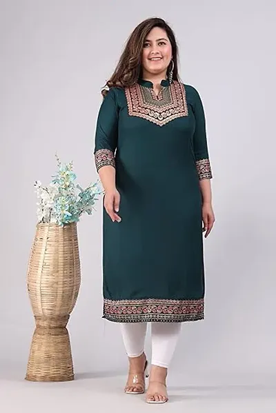 Stylish Rayon Stitched Kurta For Women