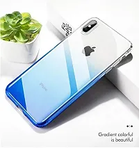 A2S2 (Buy ONE GET ONE Free) Clear Phone Case Cover Compatible for iPhone 6 6S Ultra Thin Cases Luxury Soft TPU Case Cover (Clear/Blue Case & One Clear/Red Case)-thumb3