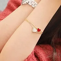 A2S2 2019 Hot Fashion Bijoux Simple White Drop Oil Heart Unlimited Charm Bangles Bracelets for Women Jewelry Gifts-thumb1