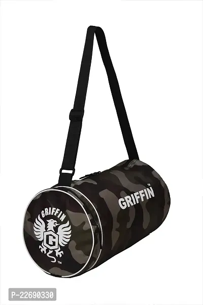 GRIFFIN Camouflage Gym Bag Men Gym Duffel Bag Dholki Bag For Gym Accessories Adjustable Shoulder Strap-thumb2