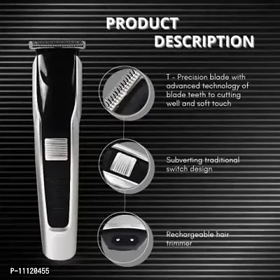 AT-538 Trimmer for men with Chargeable cable with stylish hair cutting capability, Multicolour-thumb3