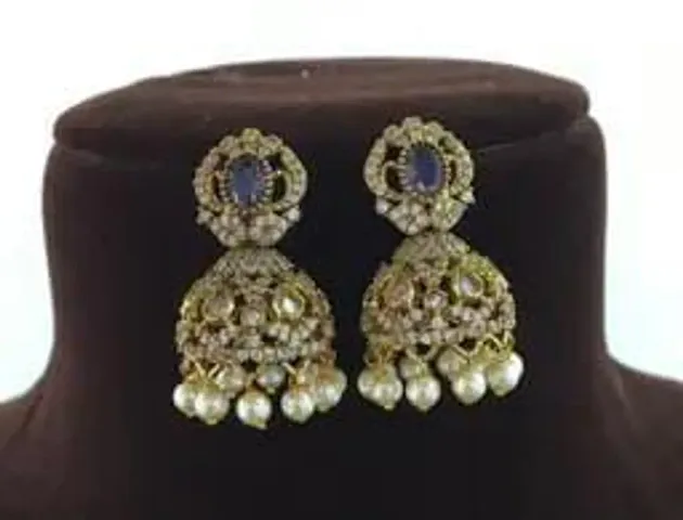 Beautiful Alloy Jhumkas Earrings For Women