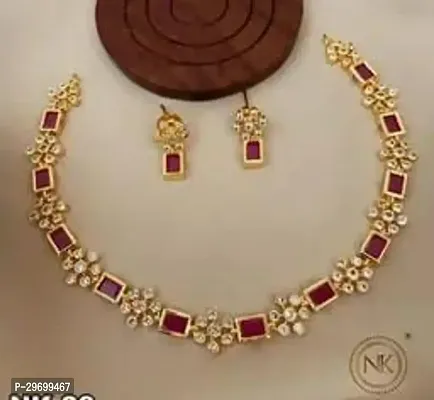 Stylish Golden Bentex  Jewellery Set For Women