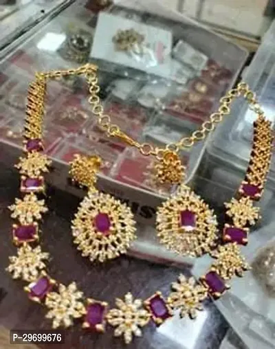 Designer Multicoloured Alloy Jewellery Set For Women