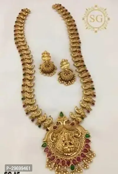 Stylish Golden Alloy  Jewellery Set For Women