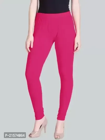 Women's Cotton Hot Pink Full length legging