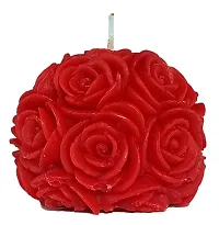 Rose Ball Decorative Candle-thumb1