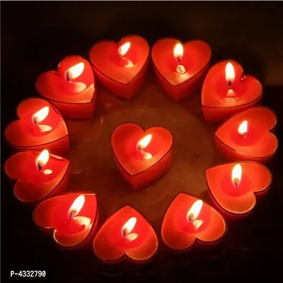 Romantic Heart Candle for Anniversary (Set of 12)-thumb0