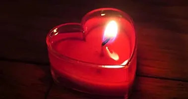 Romantic Heart Candle for Anniversary (Set of 12)-thumb1