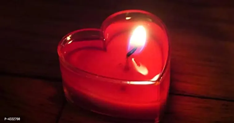 Romantic Heart Candle for Anniversary (Set of 12)-thumb2