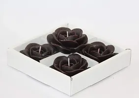Shraddha Creation Paraffin wax Floating Candle, Pack of 8, Chocolate-thumb3