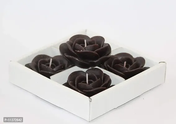 Shraddha Creation Paraffin wax Floating Candle, Pack of 8, Chocolate-thumb4