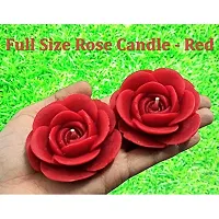 Shraddha Creation Paraffin wax Decorative Candle, Pack of 8, Rose-thumb1