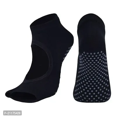 Buy myaddiction Womens Sport Gym Yoga Socks Non Slip Half Toe Sticky Grip  Socks Black Clothing Shoes Accessories, Womens Clothing, Hosiery Socks
