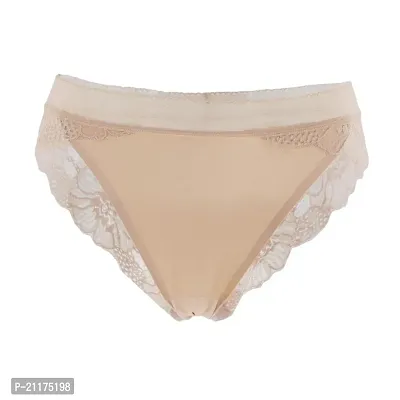 Sexy Women Crotchless Panties Sheer Lace Thong Underwear Pearls