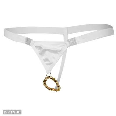 Buy myaddiction Mens Sexy G String T Back Thongs with Beaded Ring Underwear  Nightwear White Online In India At Discounted Prices